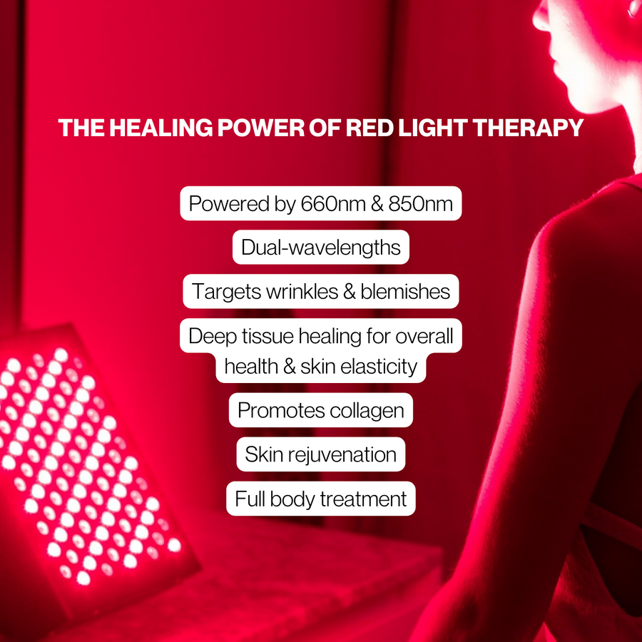 LED Red Light Infrared Therapy At Home Standing Panel